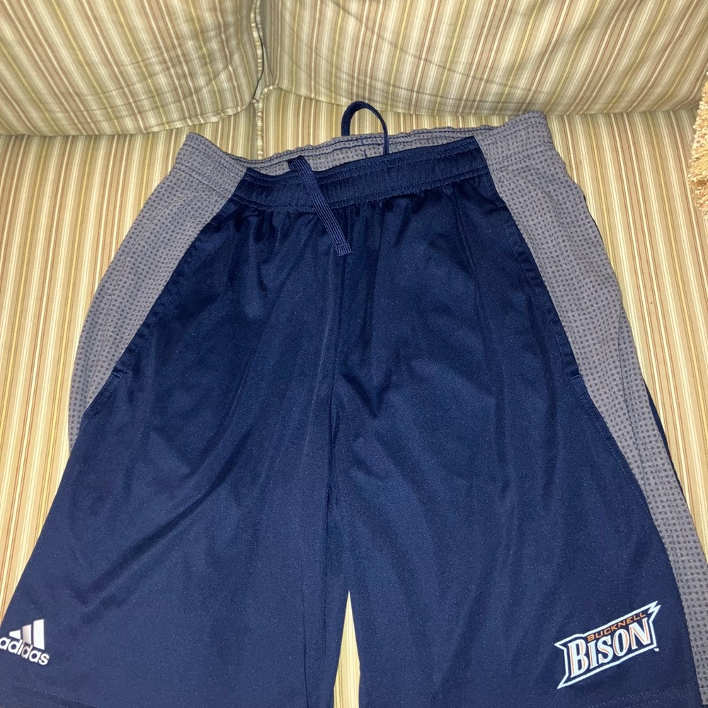Men’s Bucknell Dark Blue Bison Logo Shorts
